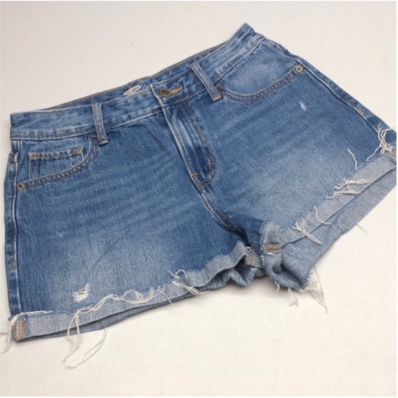 Old Navy Pants - VINTAGE OLD NAVY FACTORY JEAN SHORTS 0/25 😎